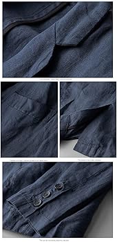 Amazon | [チーアン Tiann] 麻ジャケット テーラード