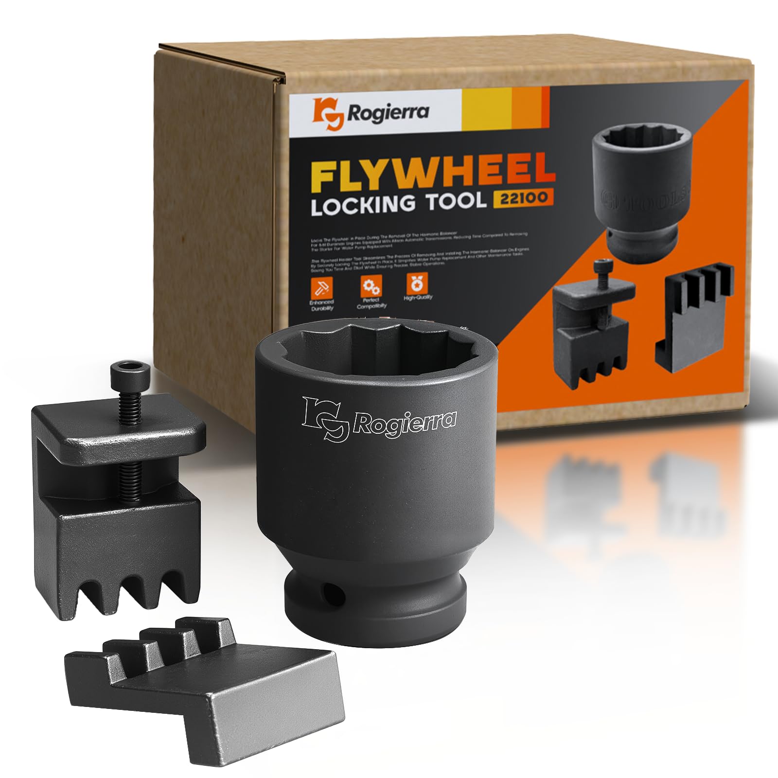 Rogierra Herramienta de bloqueo de volante 22100 con enchufe de 36 mm para motor Duramax de 6.6 L