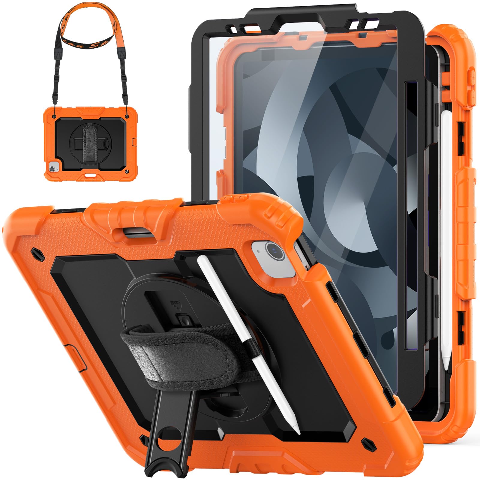 Amazon | HXCASEAC iPad Air 第5世代/第4世代 10.9インチ用ケース 耐