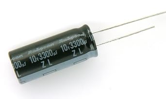 10pcs 3300uF 10v 105c Rubycon ZL Radial Electrolytic Capacitor Low ESR 10mmX25mm Rub#2