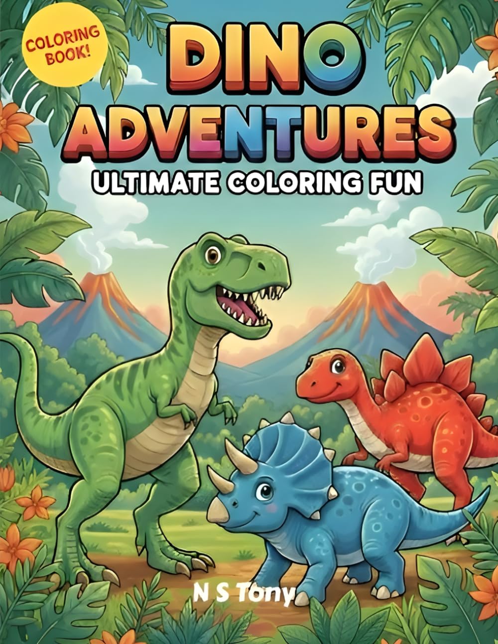 Dino Adventures: Ultimate coloring fun
