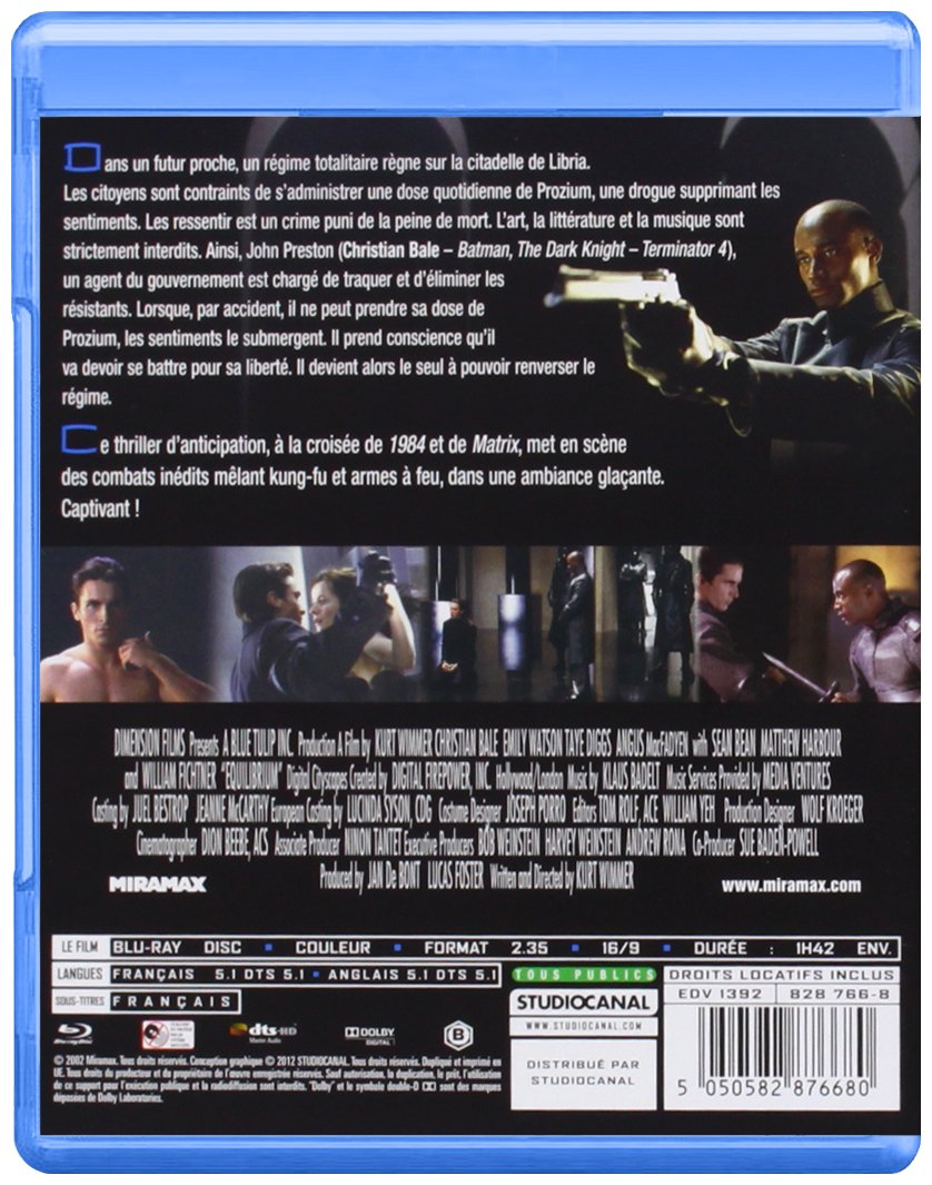 Equilibrium [Blu-ray]