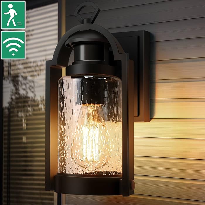 Buy KXIEMRS Motion Sensor Outdoor Wall Light, Dusk to Dawn Outdoor Wall