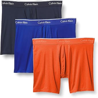 Calvin Klein Men`s Microfiber Stretch Boxer Briefs 3 Pack