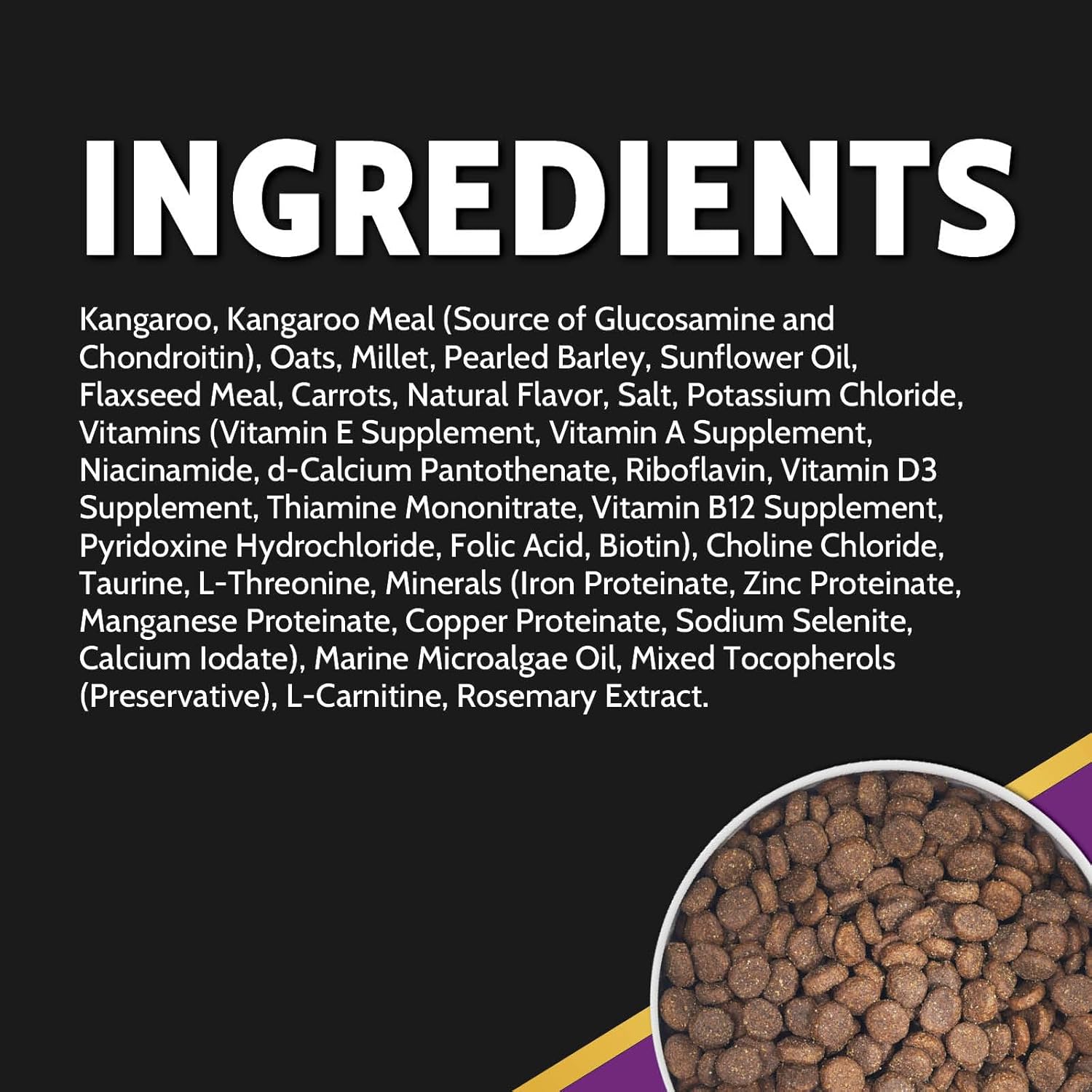 Zignature Select Cuts Kangaroo Formula 25lb Bag