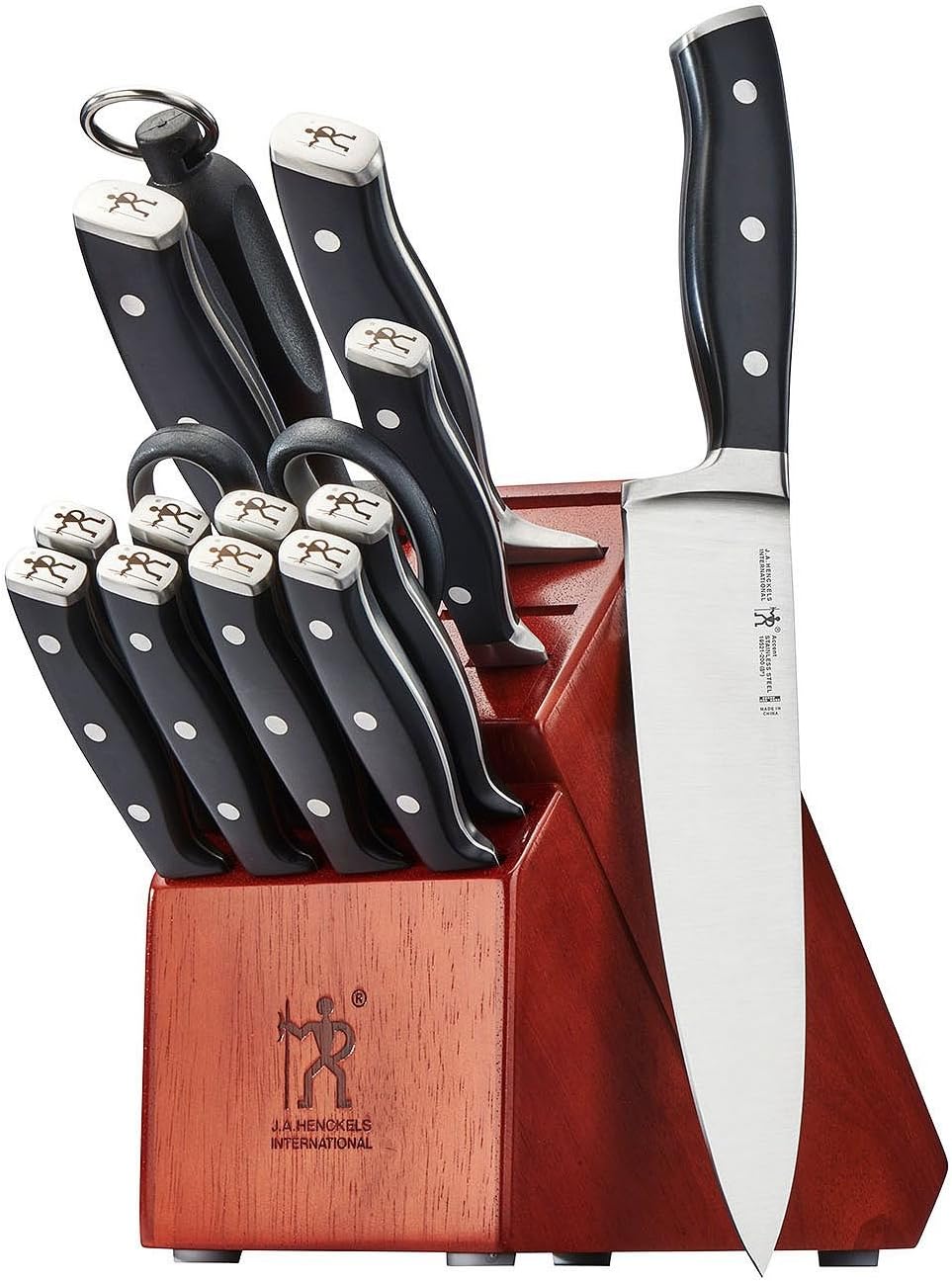 HENCKELS Forged Accent 15-pc Knife Block Set