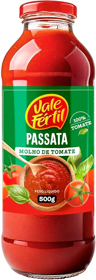Passata Molho de Tomate Vidro 500g
