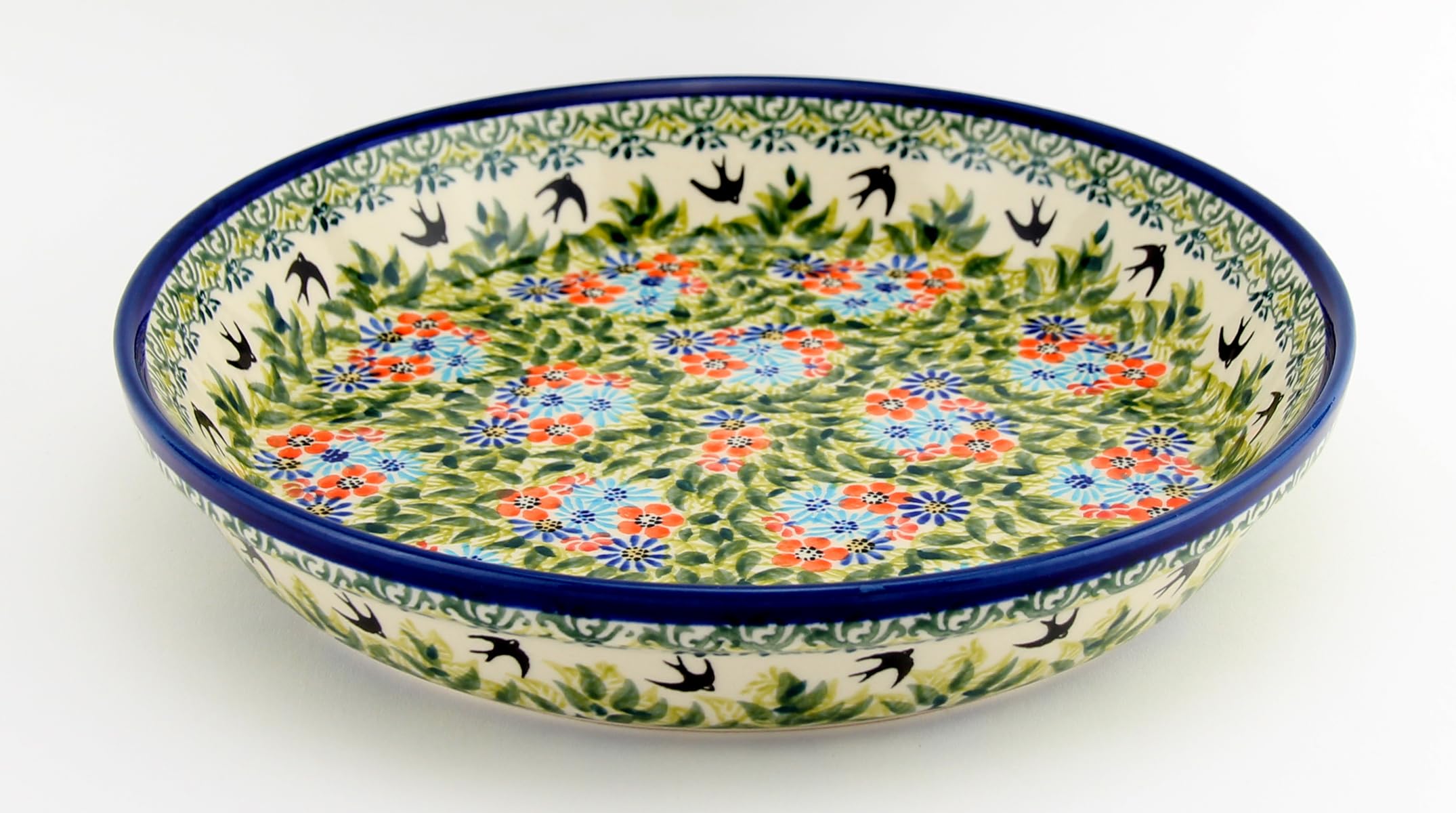 Polish Pottery Dish Pie Plate 10