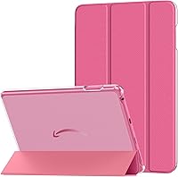 Vista 14 de MoKo Funda para tablet Yaxa Kindle Fire HD 8 y 8 Plus (12/10ª generación, 2024/2022/2020) de 8 pulgadas, funda de piel sintética con triple
