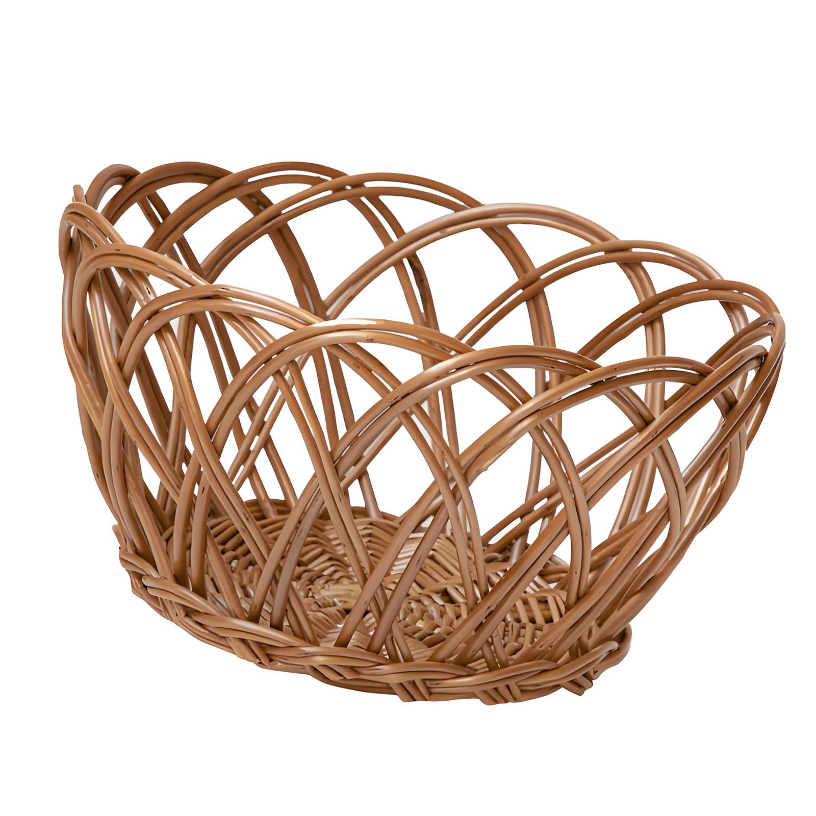 Kalttoy Willow Basket Sturdy Container Ideal for Storing Laundry Toy Books Handwoven Storage Bin