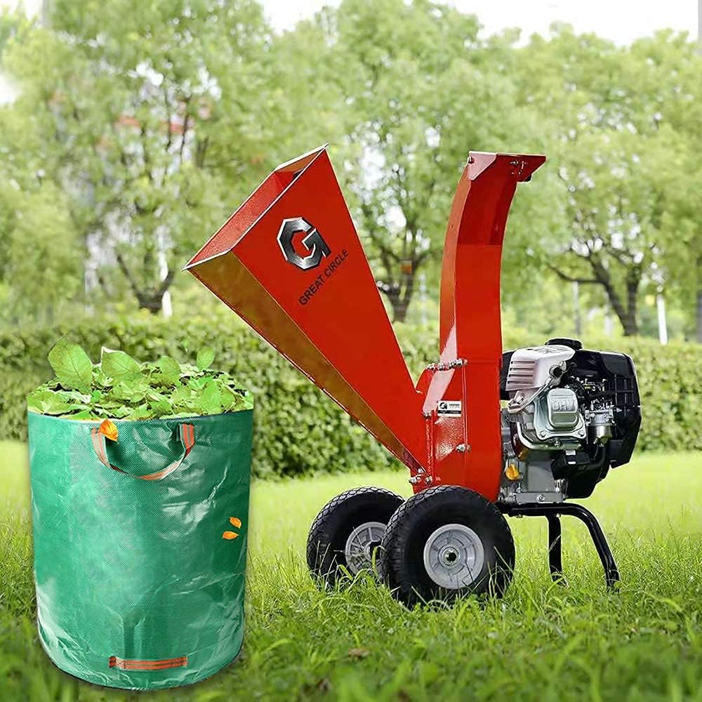 Maktliea heavy duty Waterproof Collapsible GardenBag 3-Pack 72 Gallons(H30, D26 inches) Garden Lawn and Leaf Bags Reuseable Yard Waste Bags with 4 Handles : Patio, Lawn & Garden