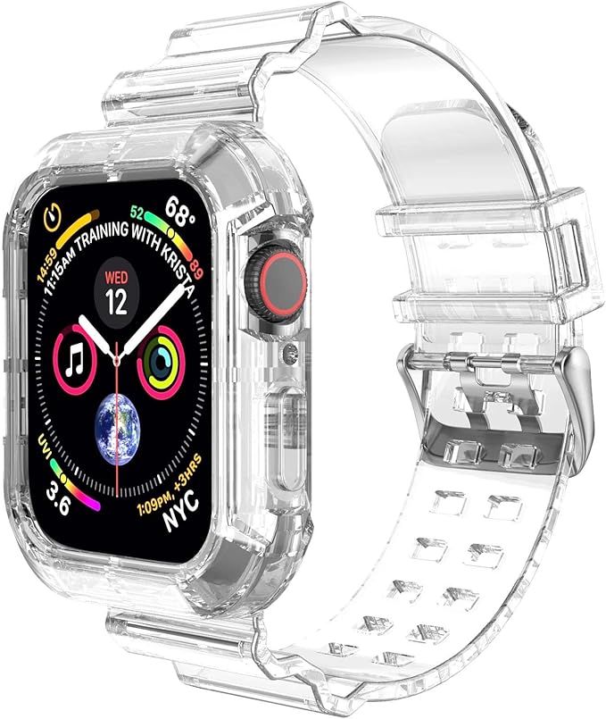 amazon silver apple watch band
