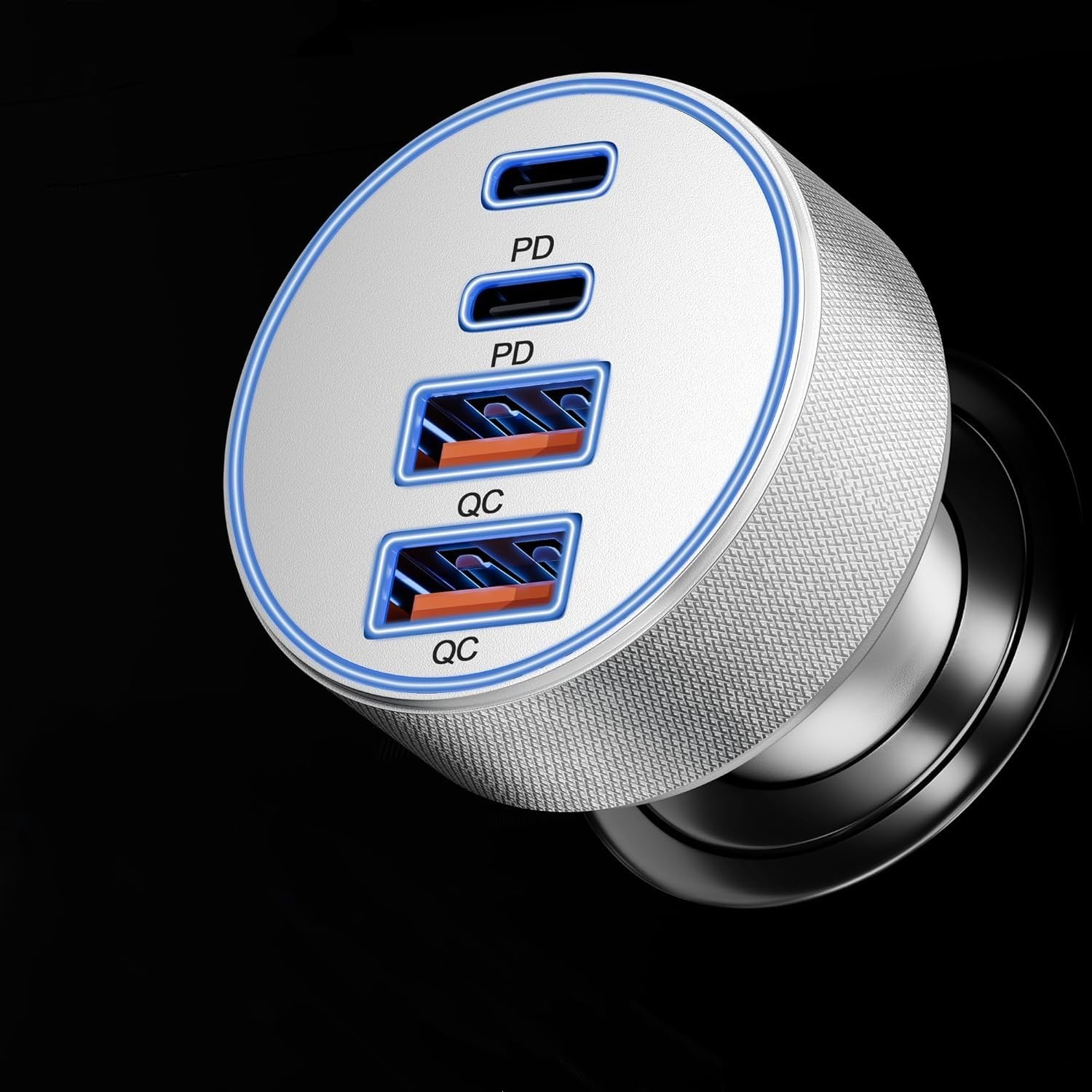 SERYPKRFG Fast Car Charge for Peugeot Vibe 5008 607 406, Cigarette Lighter USB Charger Car USB Charger,White