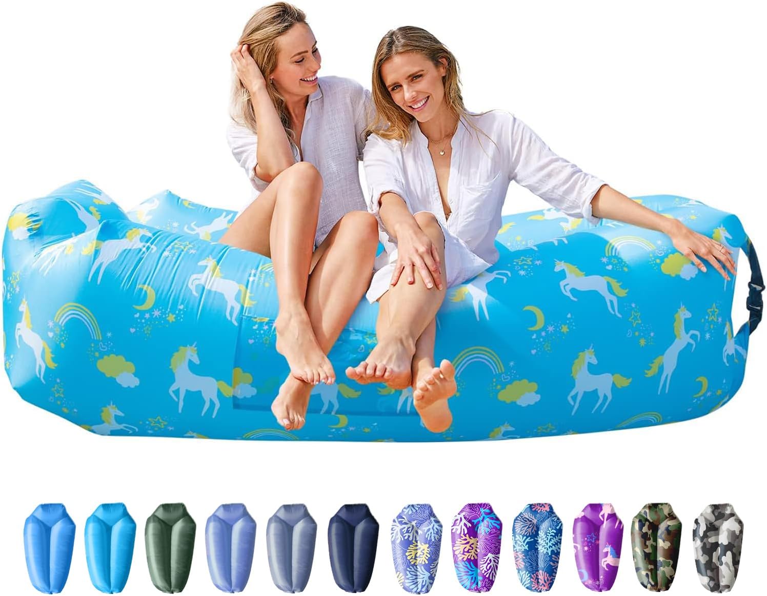 AlphaBeing inflatable lounger beach chair