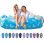AlphaBeing Inflatable Lounger Beach Chair Accessories, Air Sofa Hammock Inflatable Couch for Camping Backyard Lakeside with Compression Sacks, Ideal Outdoor Gifts for Adults