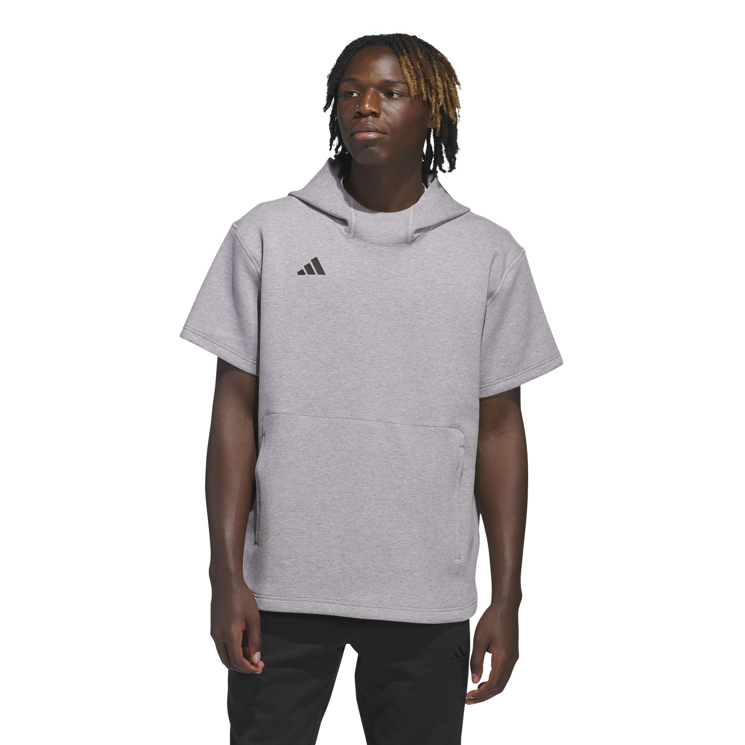 アディダス スウェット パーカー ベースボール DUGOUT S/S パーカー ユニセックス大人 JRY93 ミディアムグレーヘザー (IS9770) M