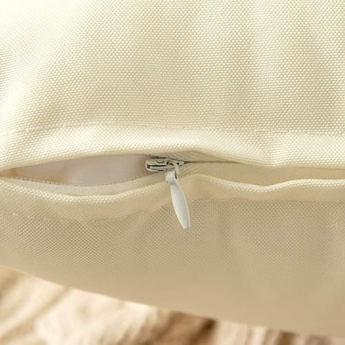 Miniatura 3 de MIULEE - Paquete de 2 fundas de cojín decorativas, impermeables para usar en exteriores, jardín, patio, tienda de campaña, sofá, decoraciones de