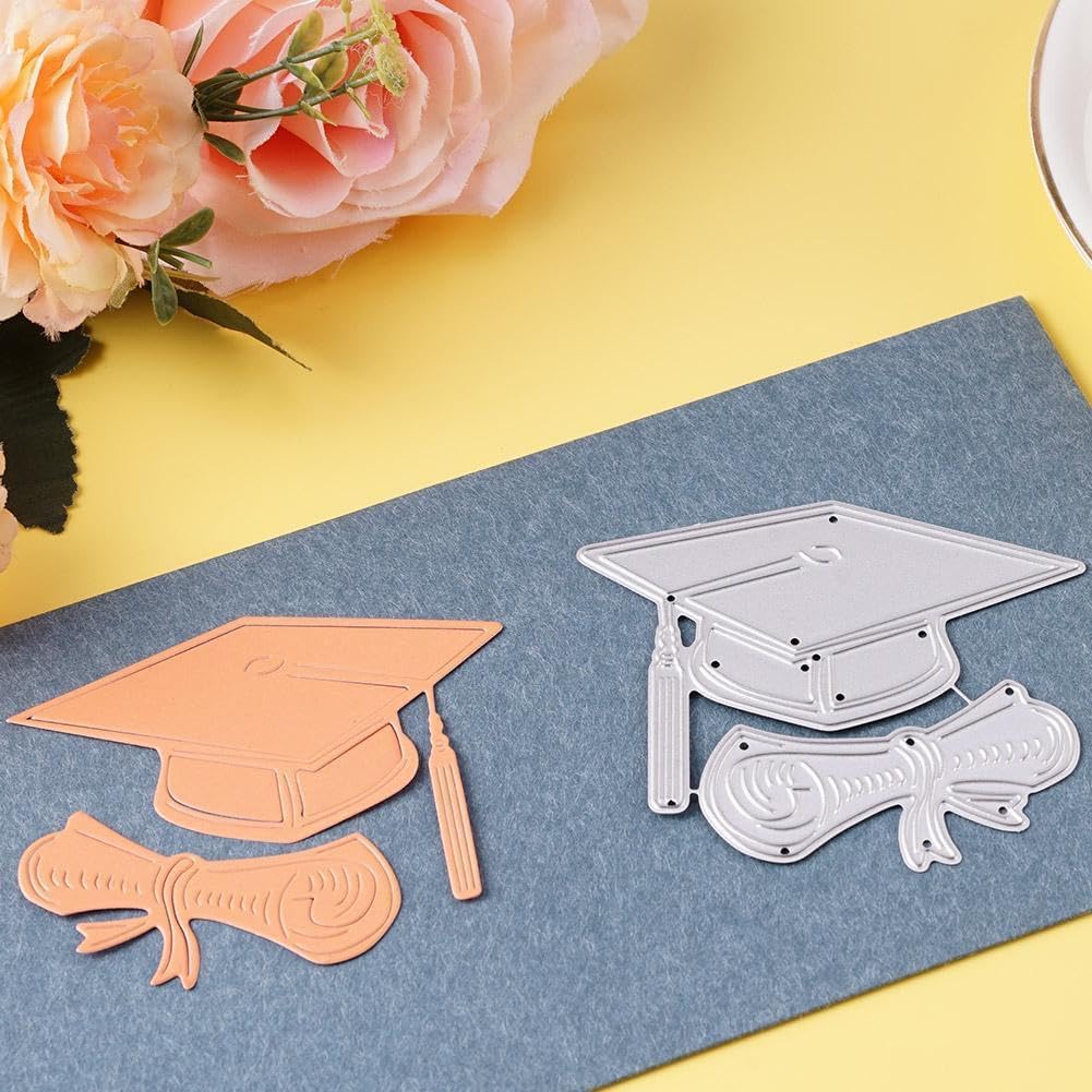 Amazon.com: Graduation Cap Die Cuts, Caps Die Cutting DIY Album Paper Cards  Making Stencils Embossing Template for High School Graduation Party Card  Making, Grad Congrats Crafts Die Cuts