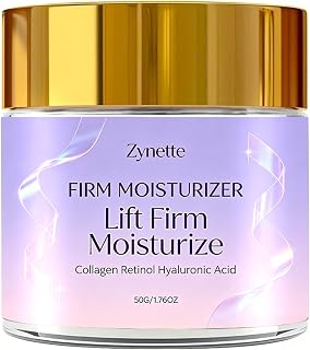 Zynette Collagen Retinol Hyaluronic Acid Moisturizer – Anti-Aging Firming Cream for Lifting & Hydration, 50g
