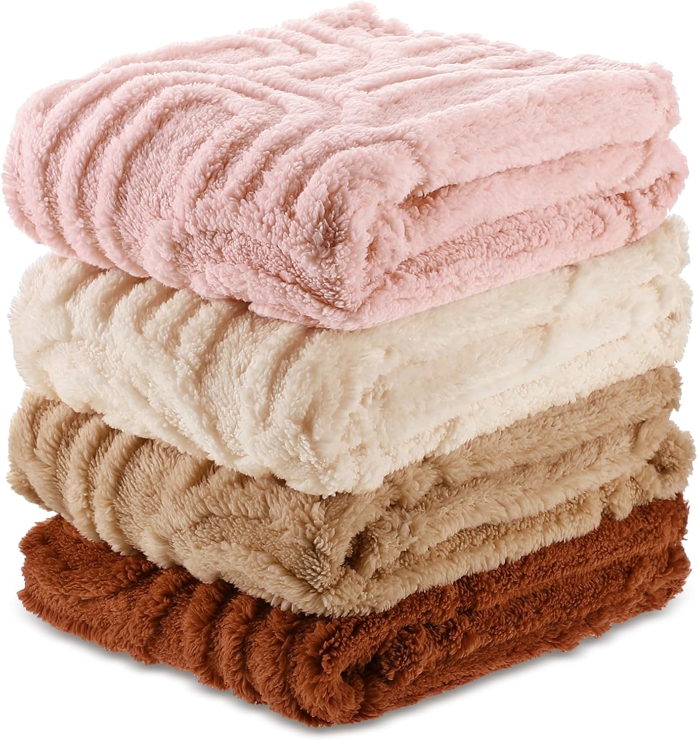 4 Pcs 3D Boho Baby Blanket for Girls Boys Fluffy Baby Blanket Soft Warm Infant Newborn Toddler Receiving Swaddling Blankets Infant Gift, 32″ x 24″ (Rainbow) 4 Pcs 3D Boho Baby Blanket for Girls Boys Fluffy Baby Blanket Soft Warm Infant Newborn Toddler Receiving Swaddling Blankets Infant Gift, 32″ x 24″ (Rainbow)