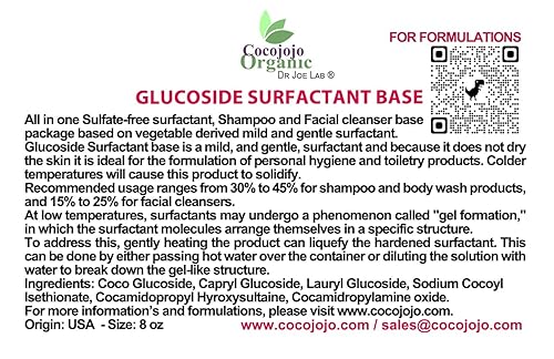 Miniatura 7 de Base de tensioactivo glucósido - Derivado de plantas en un limpiador natural suave y rico en espuma - Lauryl Decyl Coco Capryl Caprylyl Jabón