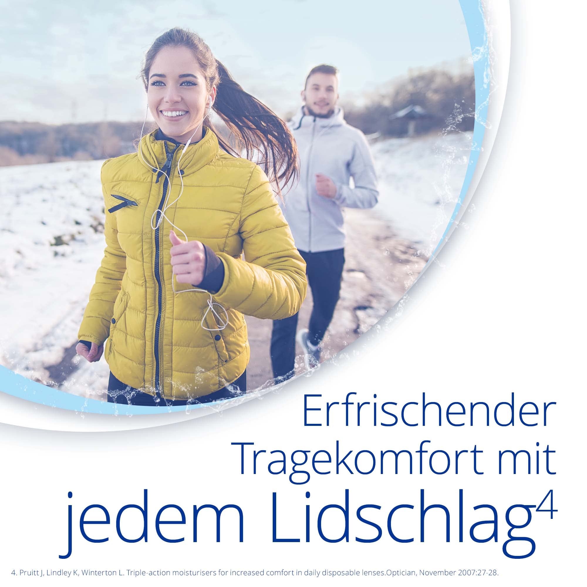 Focus Dailies All Day Comfort Tageslinsen weich | 90 Stück | BC 8.6 mm | DIA 13.8 mm | -02.50 Dioptrien | Weiche Tageslinsen erfrischen die Augen den ganzen Tag. Mit BC 8.6 mm und DIA 13.8 mm