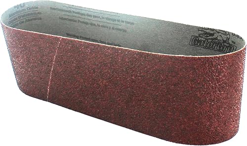 Miniatura 4 de Gator - Cinturones de lijado de óxido de aluminio de resina roja de 3 x 18 pulgadas, grano 40, paquete de 5