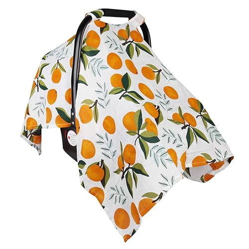 Miniatura 8 de Metplus - Funda de asiento de automóvil para bebé, toldo de muselina de algodón, toldo para cochecito de verano, ajuste universal extra ancho,