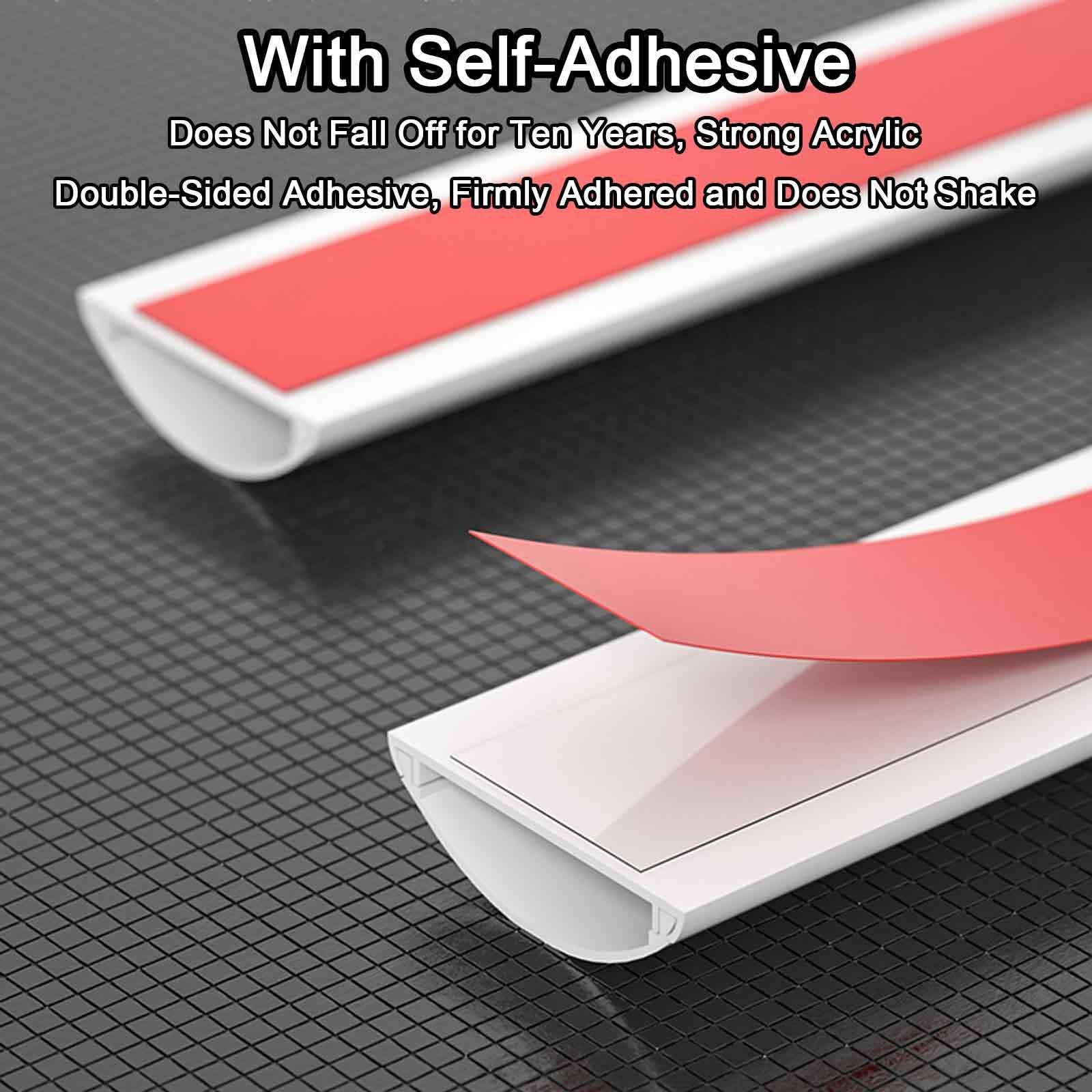 Cubre Cables Suelo de 2 Canales, Protector de Cables Evita Tropiezos, Pasacables Suelo Semicircular, Adhesivo Ideal para Uso Interior y Exterior(Gray,100x9.8x2.5cm)