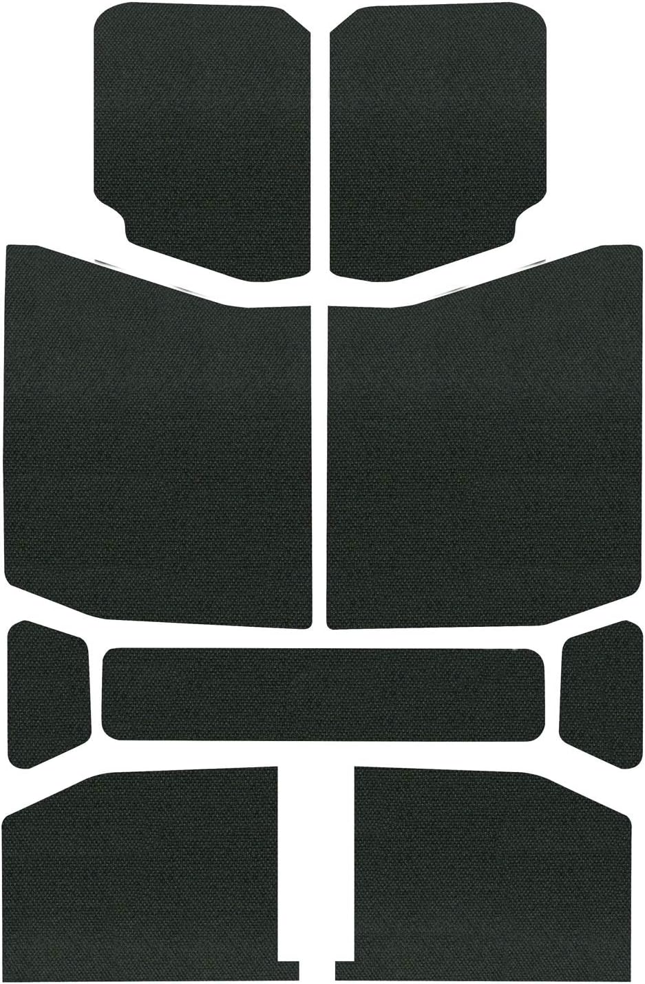 Super Big Clearance! Design Engineering 050168 Boom Mat Black Sound Deadening Headliner Compatible with 4-Door Jeep Wrangler JL (2018-up)