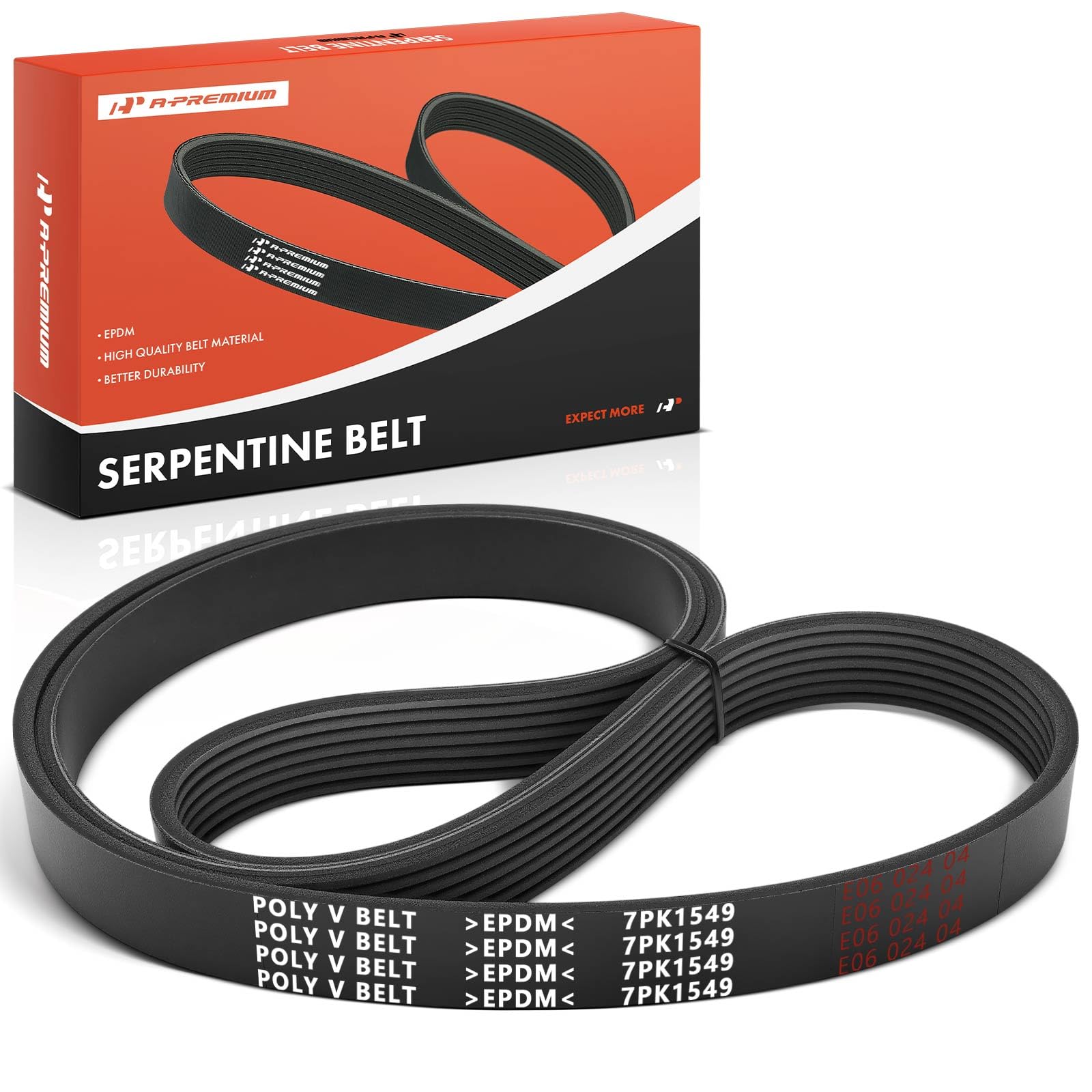 A-Premium Engine Serpentine Drive Belt Compatible with Toyota & Lexus Models - Camry, RAV4, Highlander, Sienna, Avalon, ES350, GS300, GS350, IS250, IS300, IS350, RC350, RX350