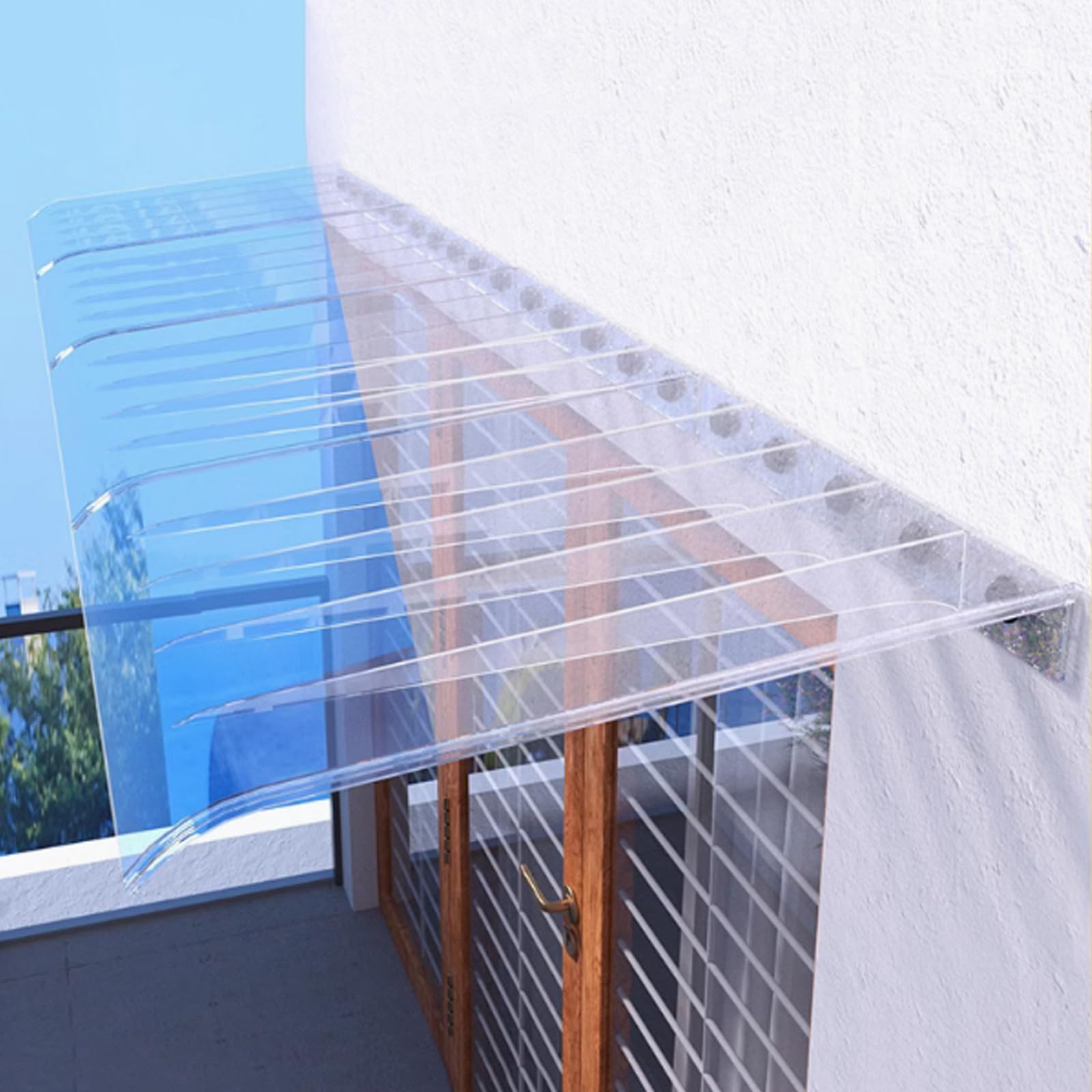 Auvent De Porte Et Fenêtres,Marquise Solaire Abri Transparent,Abri