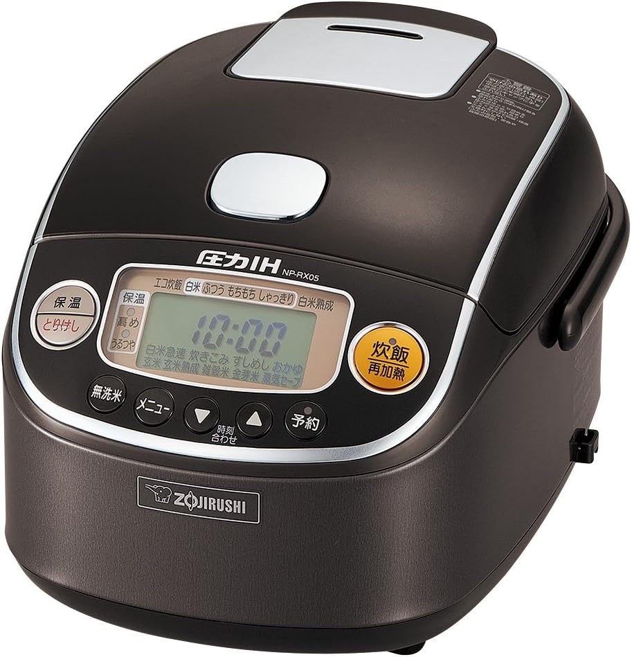 ZOJIRUSHI IH pressure rice cooker - 3 people NP-RX05-TD (Dark Brown)