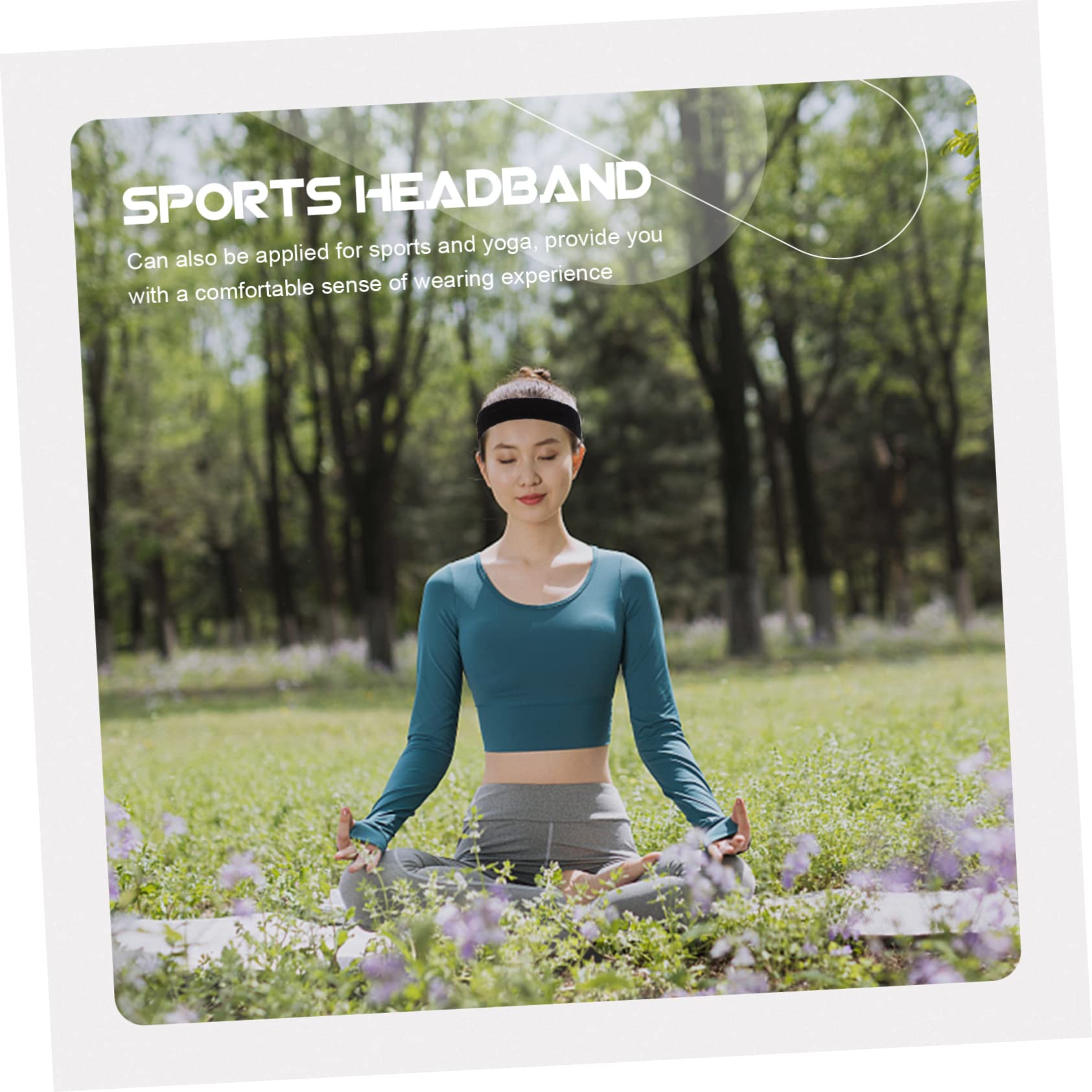 INOOMP 25 Pezzi Fascia Sportiva Sciarpe Donna Turbanti Per Le Donne Fasce Atletiche Ciclismo Fasce Di Allenamento Fasce Yoga Portatili Fascia Per La Testa Fasce Per Allenamento Yoga