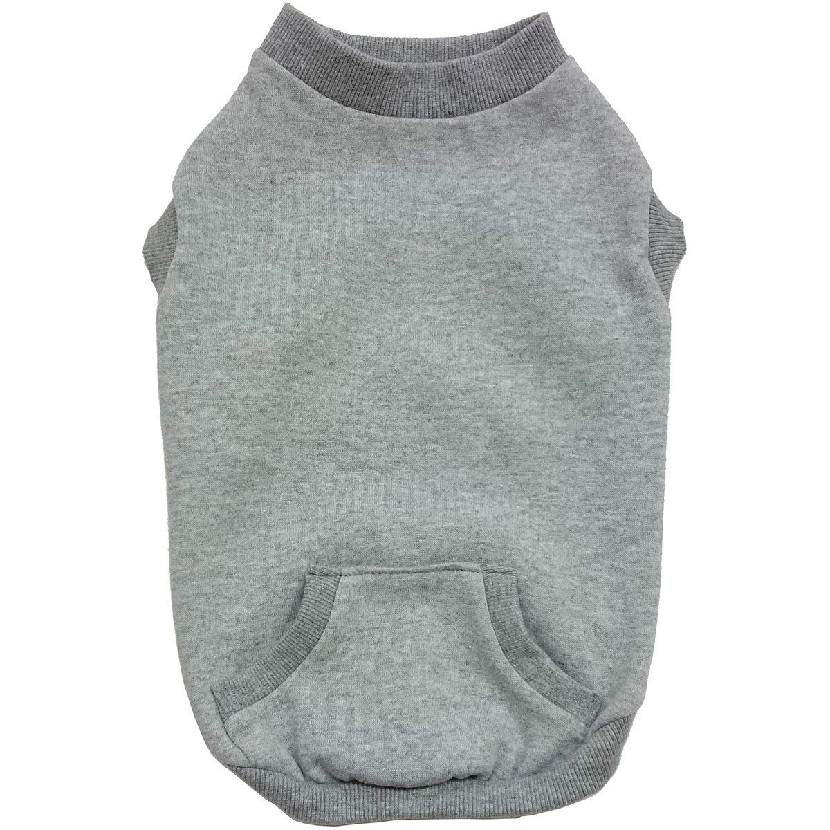 Chien sweat gris mode d'extérieur isolant et souple