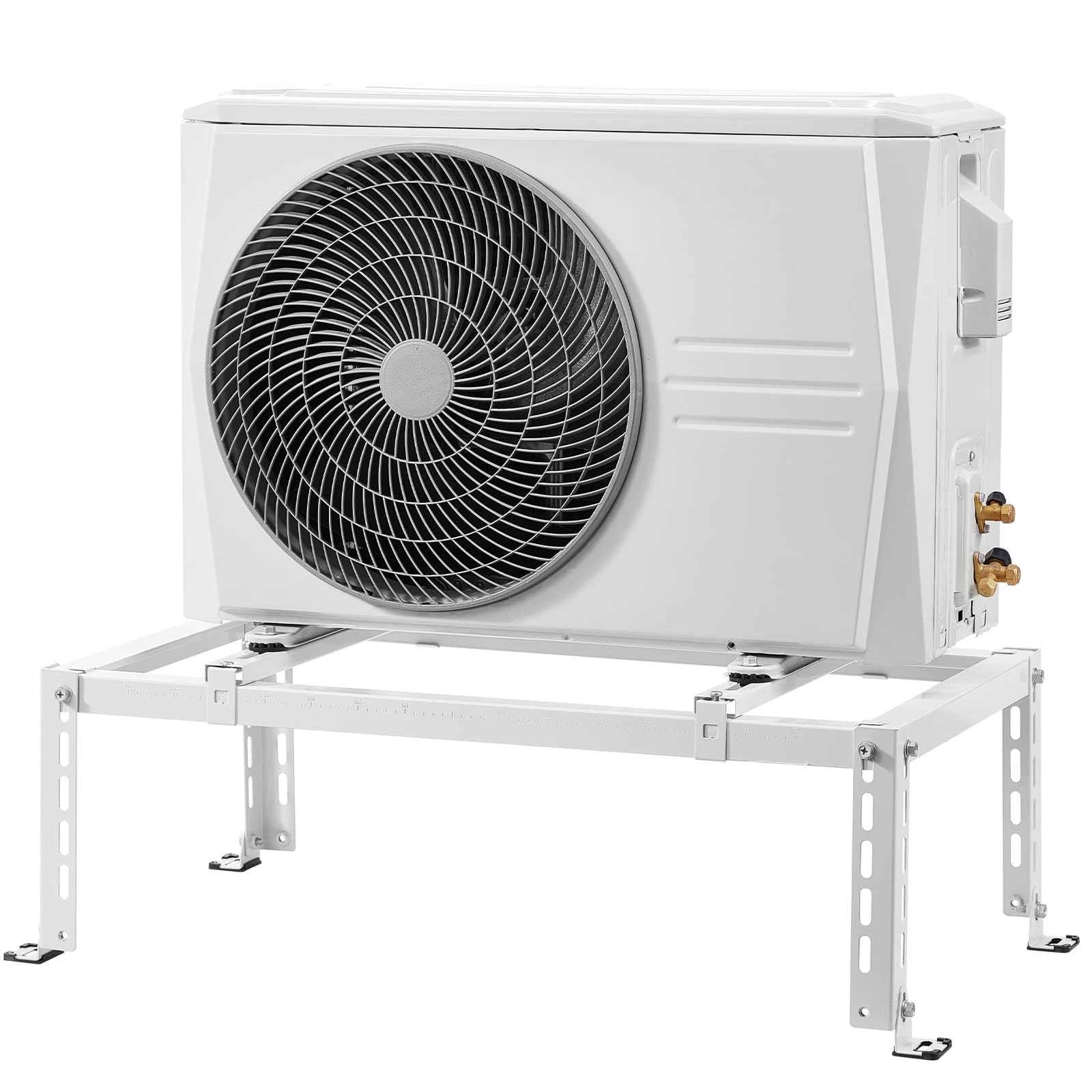 VEVOR Soporte de Suelo para Minisplit Ajustable y Antivibración para Aire Acondicionado sin Conductos 9000-24000 BTU Soporte de Base Resistente Capacidad de Carga Máxima de 250 kg, 90 x 50 x 30 cm