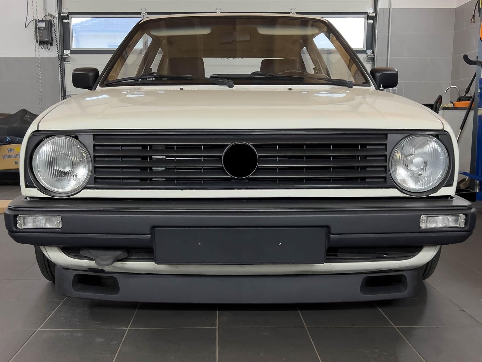 Front Spoiler Lippe Frontschürze Frontlippe passend für VW Golf 2 Jetta 2 GTI 16V Optik
