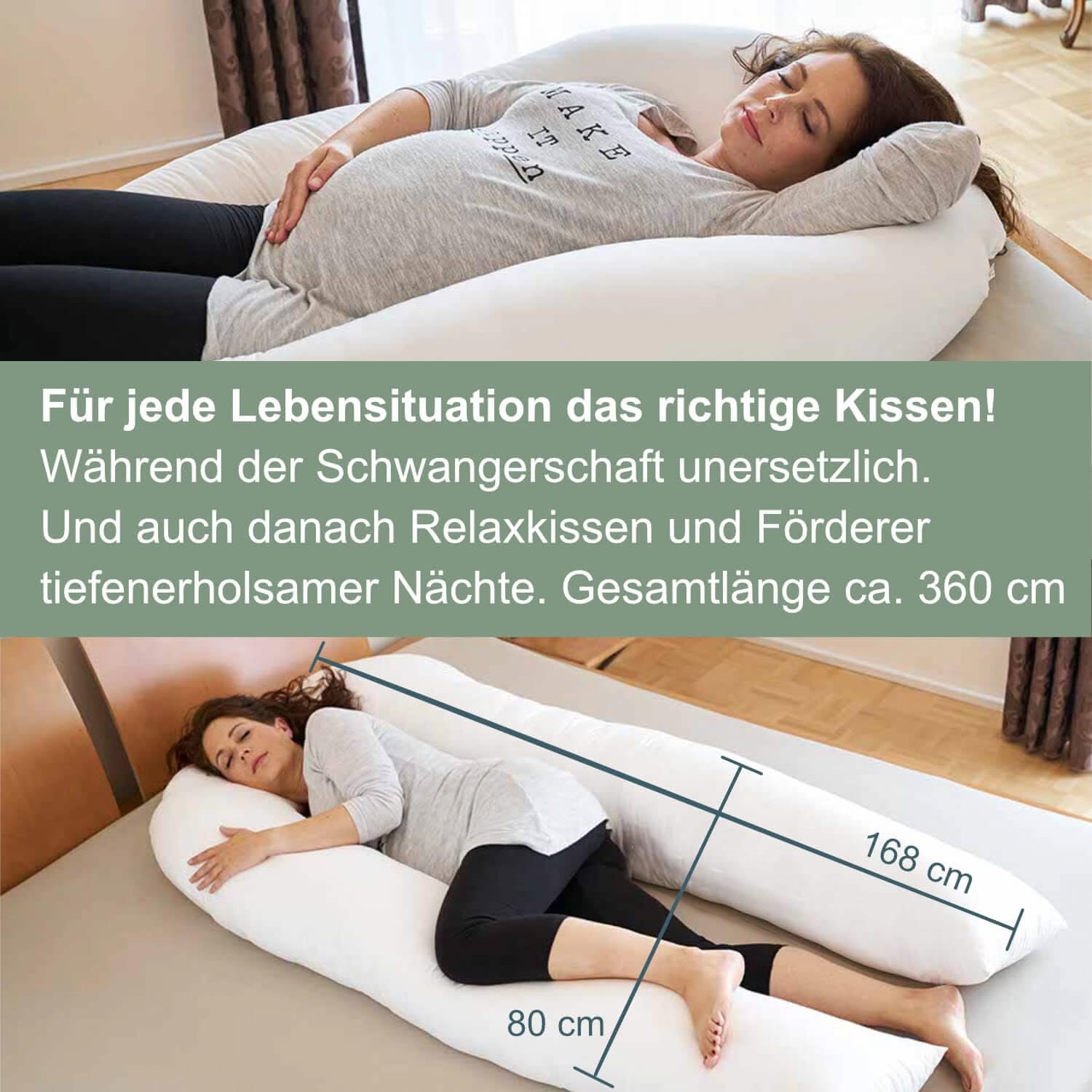 Traumreiter Seitenschläferkissen Jumbo XXL langes und extra hohes orthopädisches KomfortKissen, Schwangerschaftskissen zum Schlafen, Stillkissen Kissen, SchlafKissen, Body Pillow mit Bezug Terrakotta