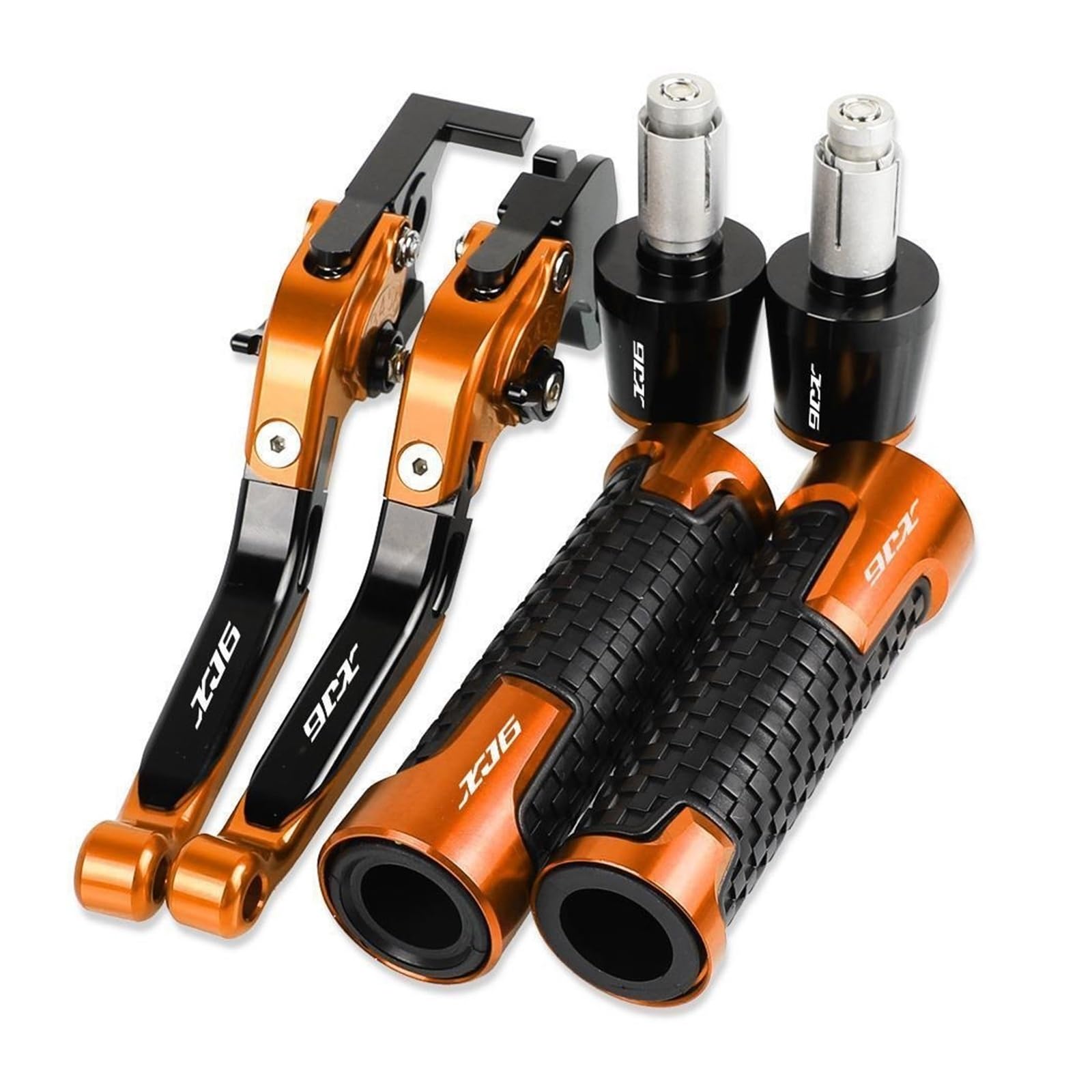 PONNYC Frenos Motocicleta Barra Amarre Freno Mano Palancas Embrague Manillar Empuñaduras Mano Extremos para Y&amaha XJ6N XJ6 para Diversion 2009-2015 Moto Embrague Maneta Freno (Color : 11)