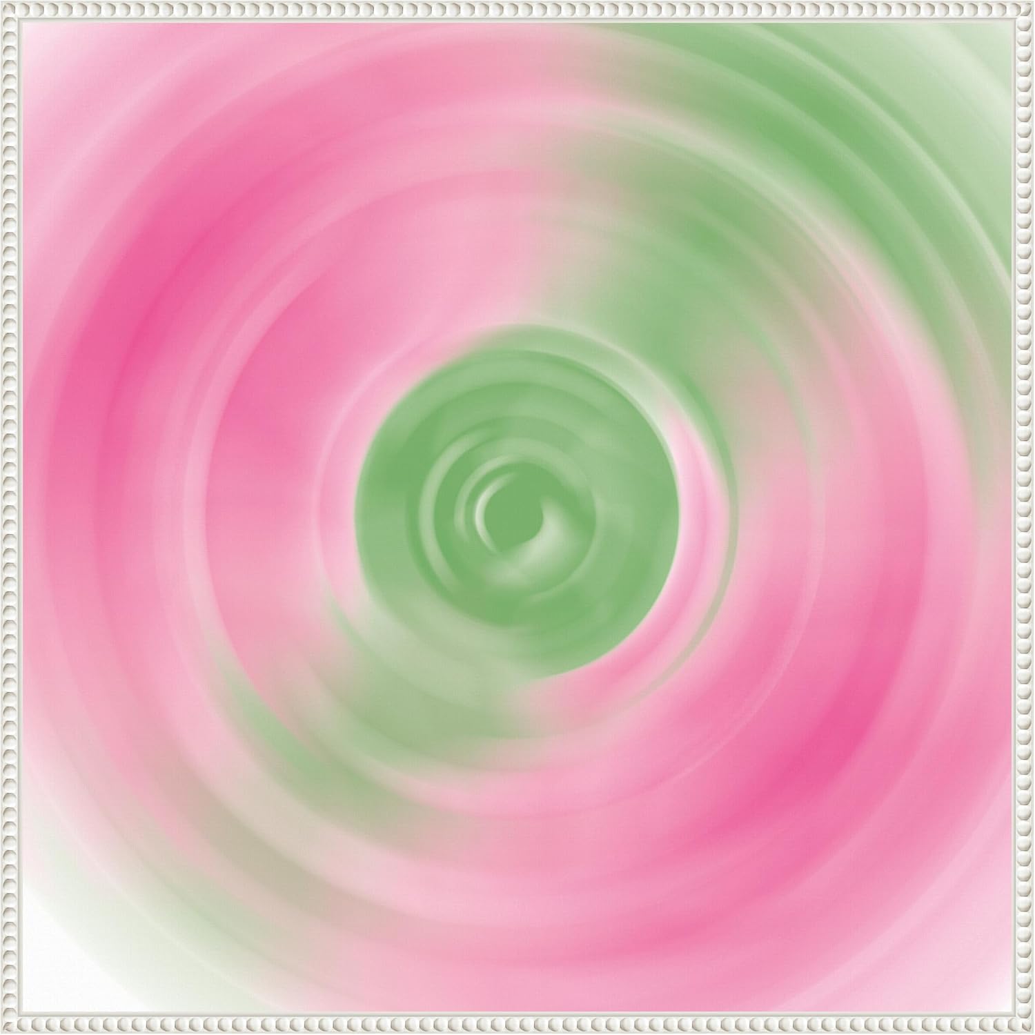 Amanti Art Framed Canvas Wall Art 30x30 Twirling Garden II by Wild Apple Portfolio, Framed Wall Art Canvas, Abstract Artwork, Modern Decor, Large Poster Painting for Living Room, Bedroom, Bathroom,
