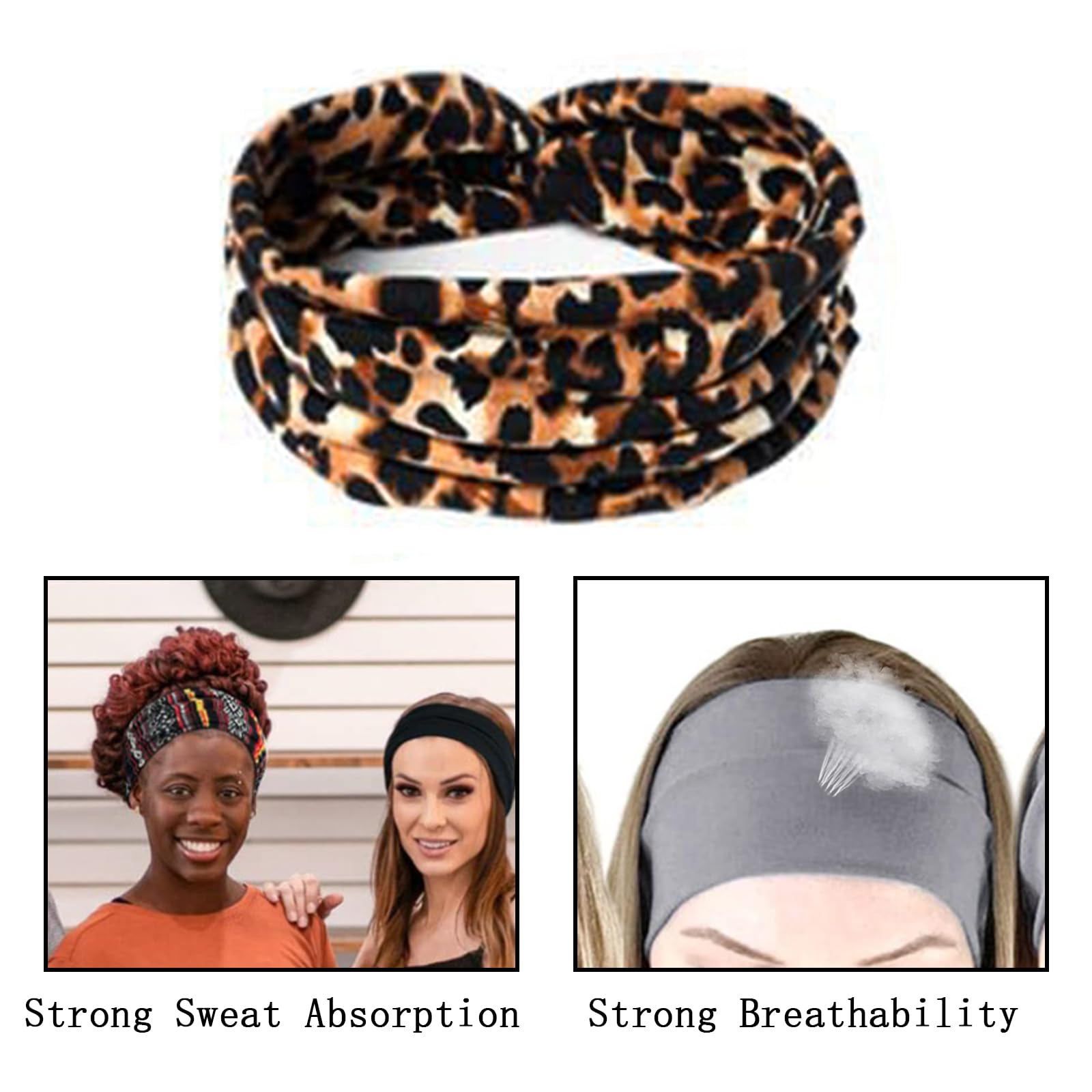 Wesoke 10 Pcs Wide Headbands for Women's Hair - Image 4