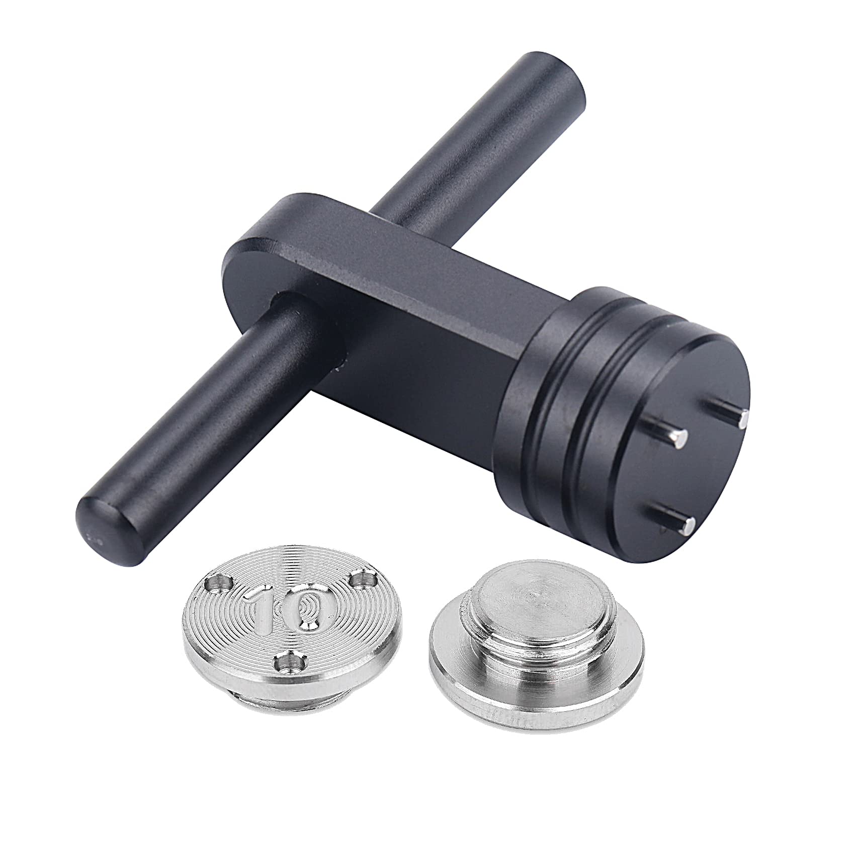 XFDACOV Golf Weight Wrench Replacement for TP Collection Putters Black three hole wrench+Silver Weight (10g