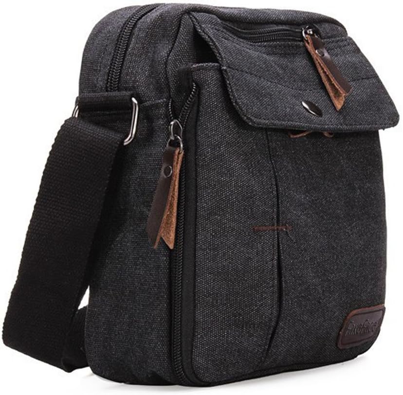 Sac Bandouillère Homme Sac Messenger Sac d'école Unisexe Vintage Canvas Sac Bandouliere Hommes Imperméable Pochette Téléphone,vert | Leroy Merlin