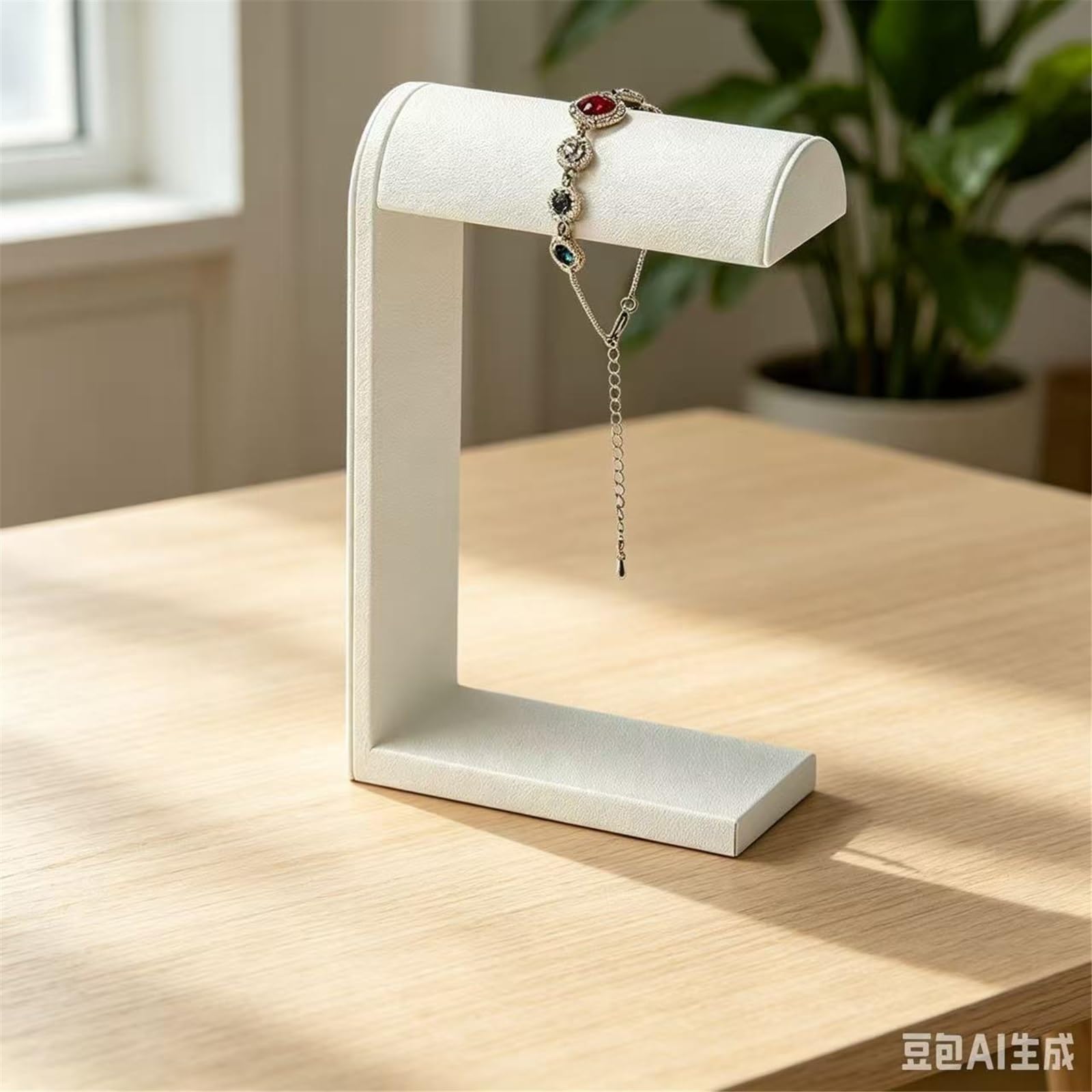 Porte-bijoux U-Shaped Leather Bracelet Stand Jewelry Display Holder