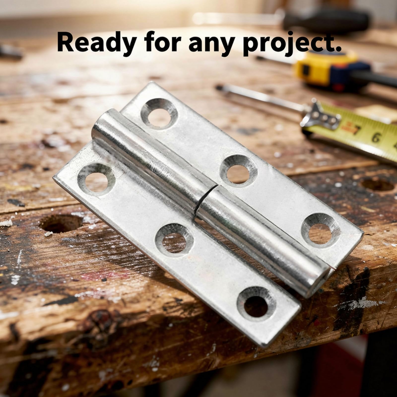 8 Stk. Scharniere 2,5 Zoll, 64 mm, aus Edelstahl 304, abnehmbare Schranktürbeschläge, 64 x 36 mm teilbare Lift-Off-Scharniere für Holztüren und Werkzeugkisten
