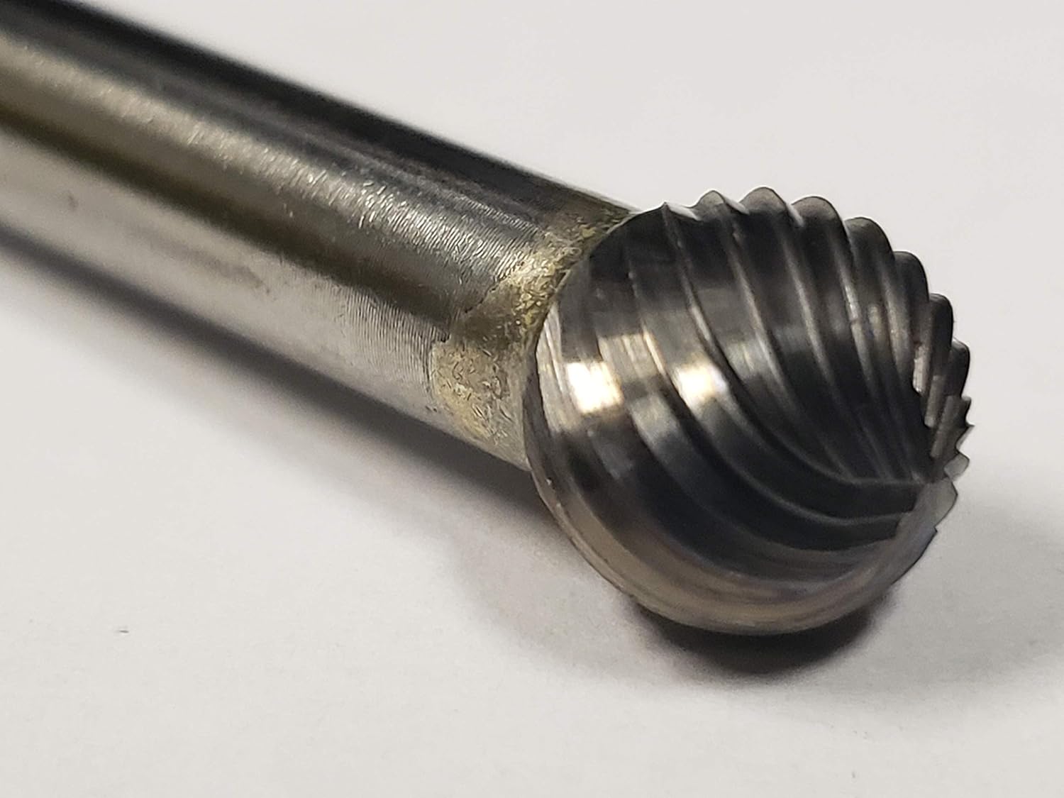 SD-3 Single Cut Carbide Bur Die Grinder Bit 3/8" on 1/4" Shank
