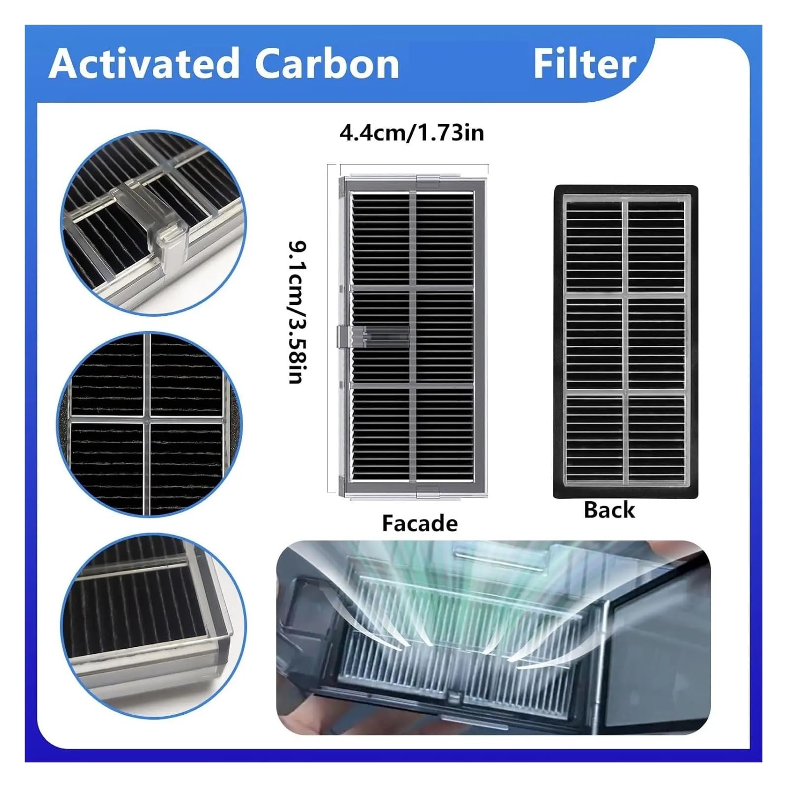 Spazzola Laterale Principale Filtro Mop Panni Di Ricambio | Compatibile Con Mova P70 Pro Ultra Accessori Di Ricambio for Aspirapolvere(E)