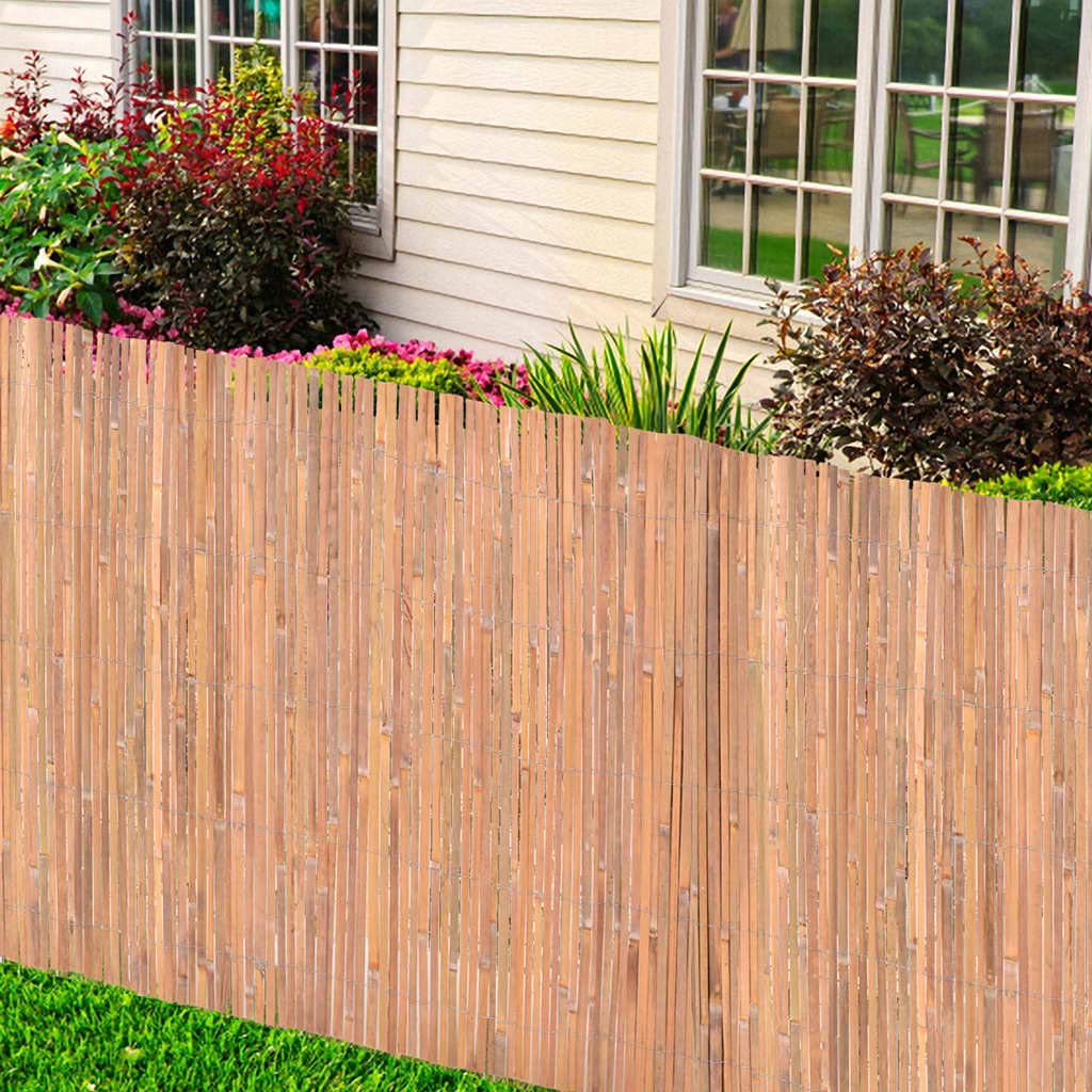 Canisse Brise Vue Bambou, Clôture de Jardin Bordure de Jardin 1000x70 cm