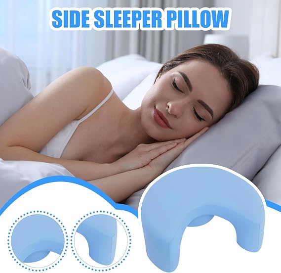 Side Sleeper Pillows for Adults Shoulder Neck Cervical Support Rotator Cuff