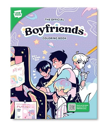 The Official Boyfriends. Coloring Book: 46 Original Illustrations to Color and Enjoy - Paperback